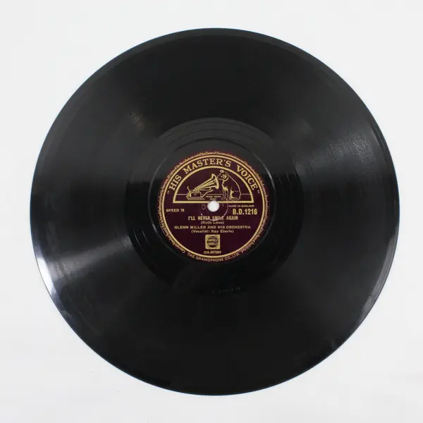 Glenn Miller Orchestra Delilah/I'll Never Smile Again 10" Shellac Record