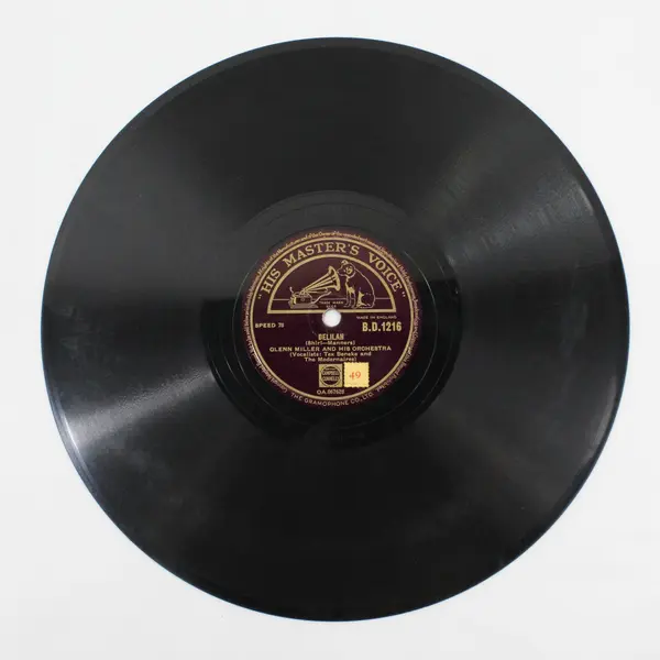 Glenn Miller Orchestra Delilah/I'll Never Smile Again 10" Shellac Record