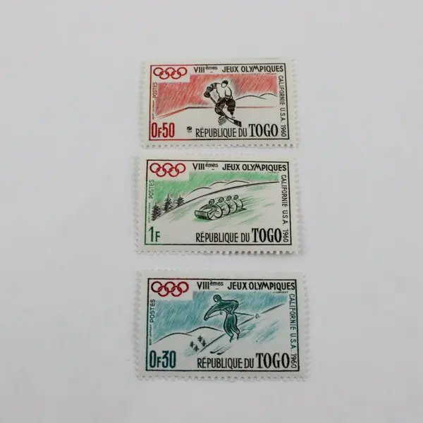Togo 1960 Winter Olympics Stamps Set of 3 Scott #369-371 MNH OG
