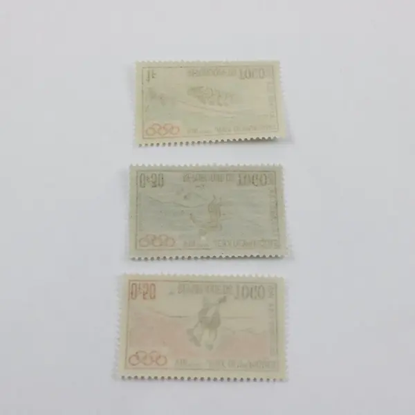 Togo 1960 Winter Olympics Stamps Set of 3 Scott #369-371 MNH OG