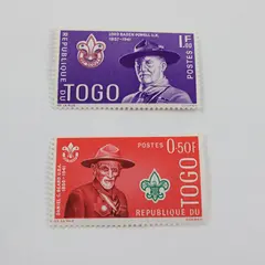 Set Of 2 Togo 1961 Boy Scout Stamps SC #401-402 MNH