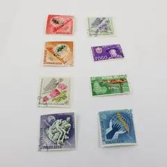 Lot Of 8 Togo 1960s Commemorative Stamps Used CTO