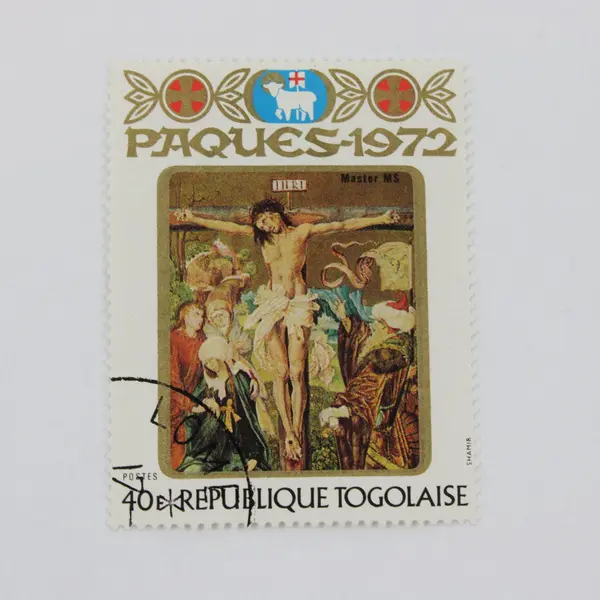 Lot Of 5 Togo 1972 Easter Paintings Stamps SC #818-822 Used CTO