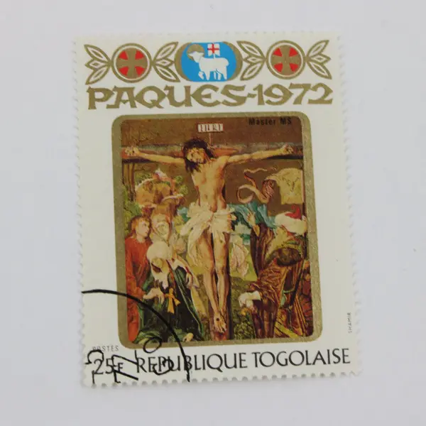 Lot Of 5 Togo 1972 Easter Paintings Stamps SC #818-822 Used CTO