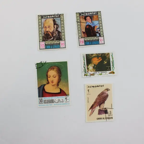 Lot Of 5 UAE 1967-69 Stamps Used