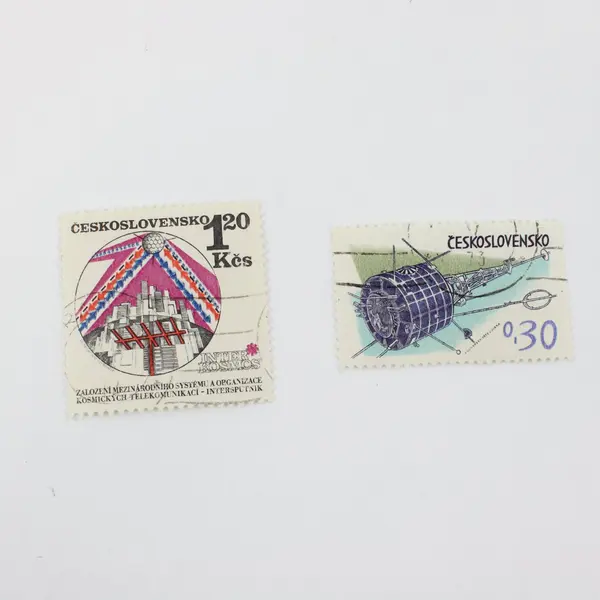 Lot Of 6 Czechoslovakia 1970-71 Space Stamps Used CTO