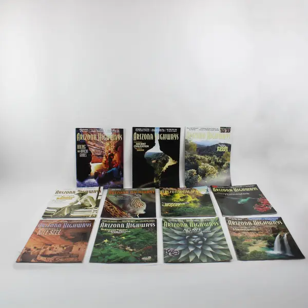 Lot of 11 Arizona Highways Magazines 2001 & 2002