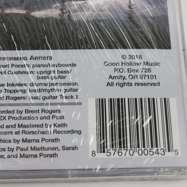 Beyond Gratitude Jazz CD 2016, Robert Porath & Occasional Jazz Quartet New 