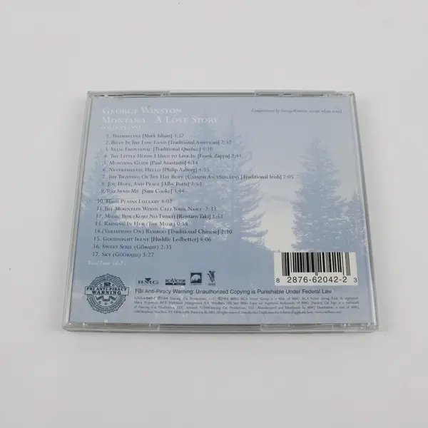 George Winston Montana: A Love Story CD 2004 Solo Piano 