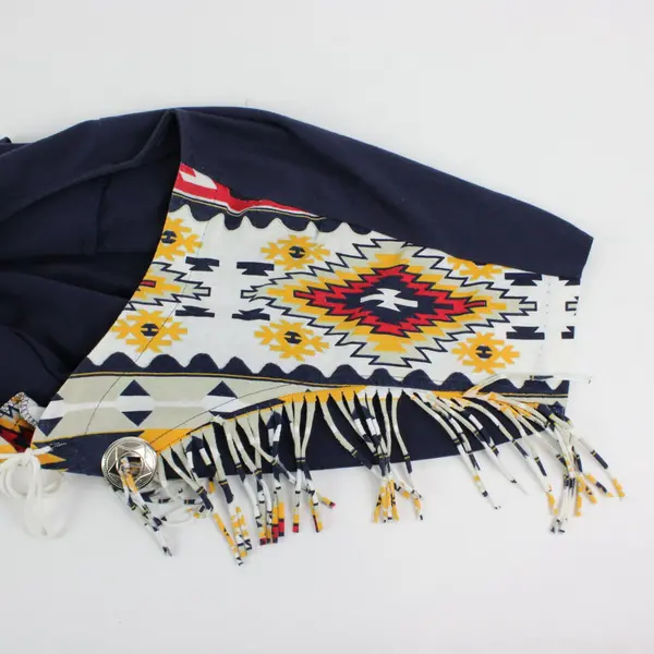 Southwestern Style Short Sleeve Top Women's Large FLAWED