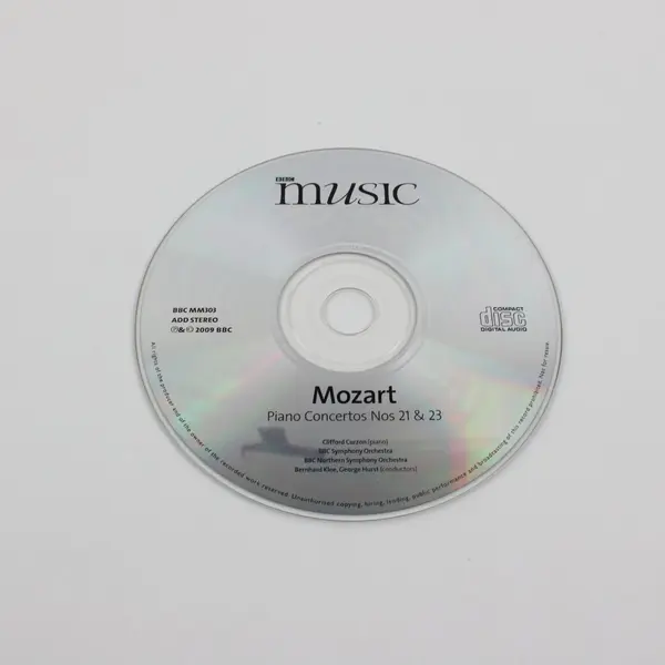 BBC Music Magazine Collection Vol17 No7 Mozart 21&23 Clifford Curzon 2009