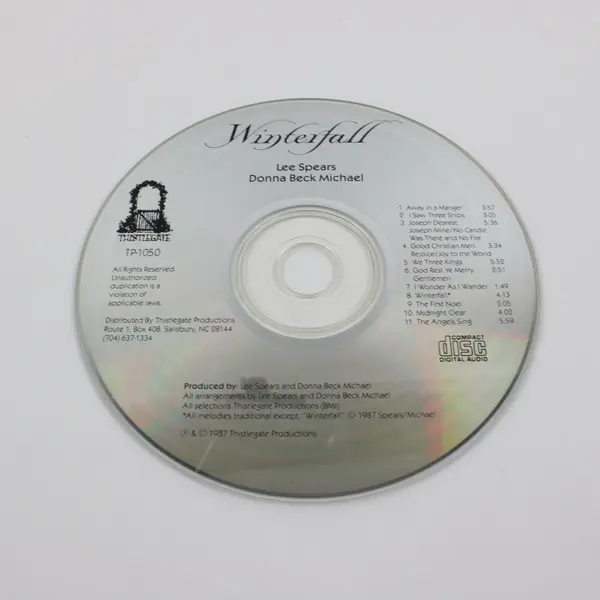 Winterfall Instrumental Impressions for Christmas/Winter CD 1987, #TP-1050 