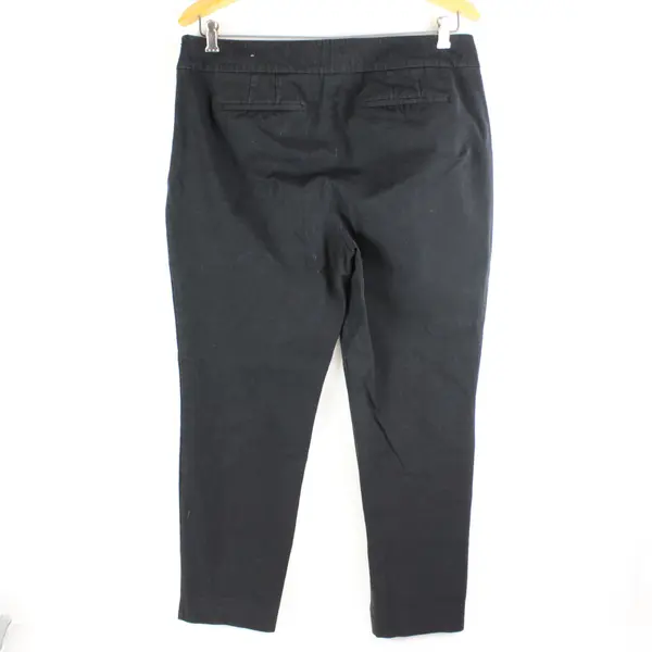 Talbots Chatham Ankle Black Pants Size 14 Business Casual
