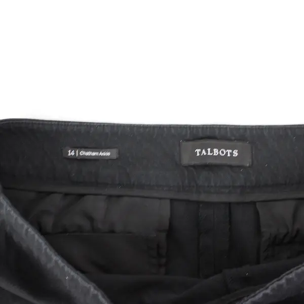 Talbots Chatham Ankle Black Pants Size 14 Business Casual