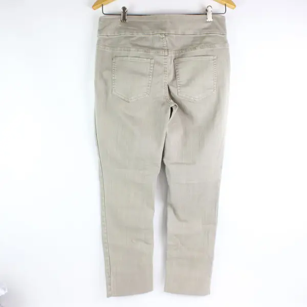 Chico's Tan Pull-On Skinny Mid-Rise Pants Women's Size 0 Casual Y2K