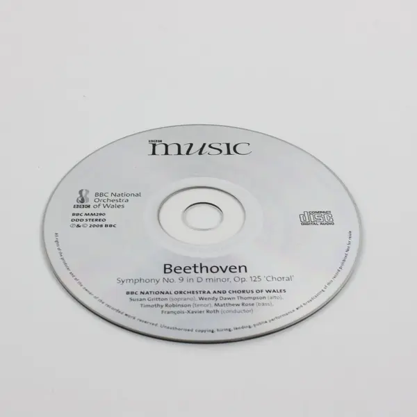 Beethoven Symphony No. 9 'Choral' Audio CD BBC Music Vol. 16 No. 7 2008