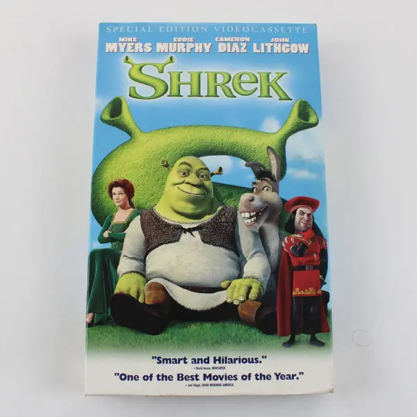Shrek VHS Tape Special Edition Big Box 2001, DreamWorks #83670