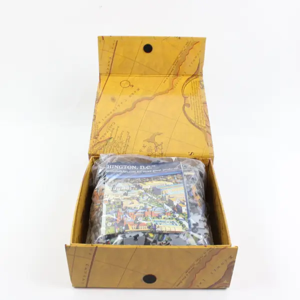 Eric Dowdle Washington DC Folk Art Jigsaw Puzzle 1000 Piece Used 19.25x26.625