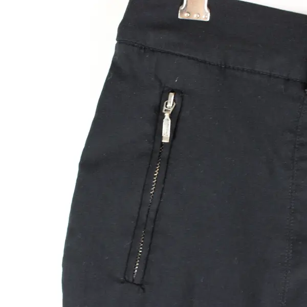 JM Collection Black Zipper Pockets Skinny Pants Size 12