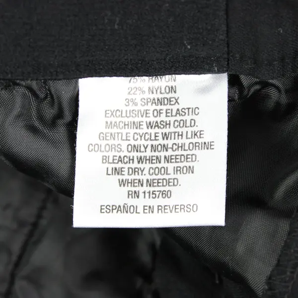 JM Collection Black Zipper Pockets Skinny Pants Size 12