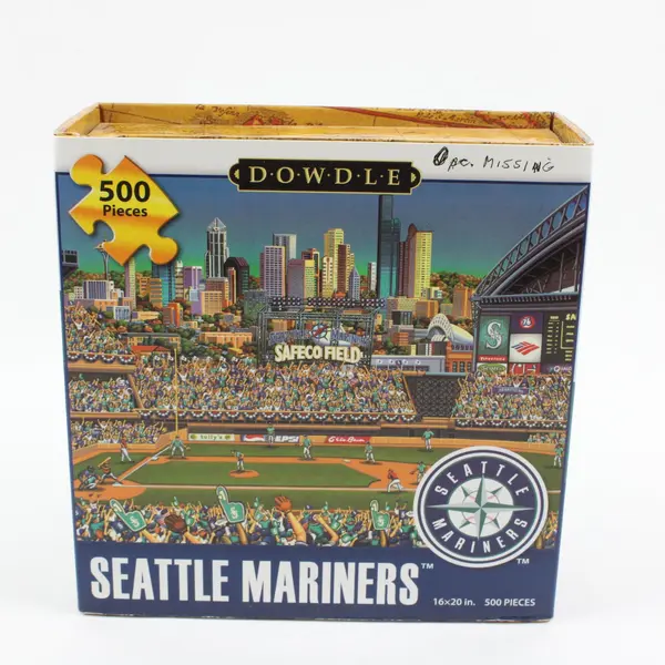 Dowdle Seattle Mariners Safeco Field 500 Piece Folk Art Jigsaw Puzzle