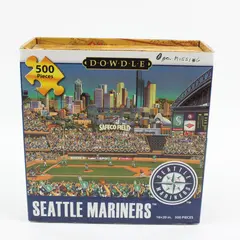 Dowdle Seattle Mariners Safeco Field 500 Piece Folk Art Jigsaw Puzzle
