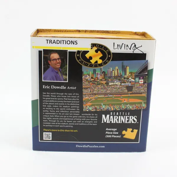 Dowdle Seattle Mariners Safeco Field 500 Piece Folk Art Jigsaw Puzzle