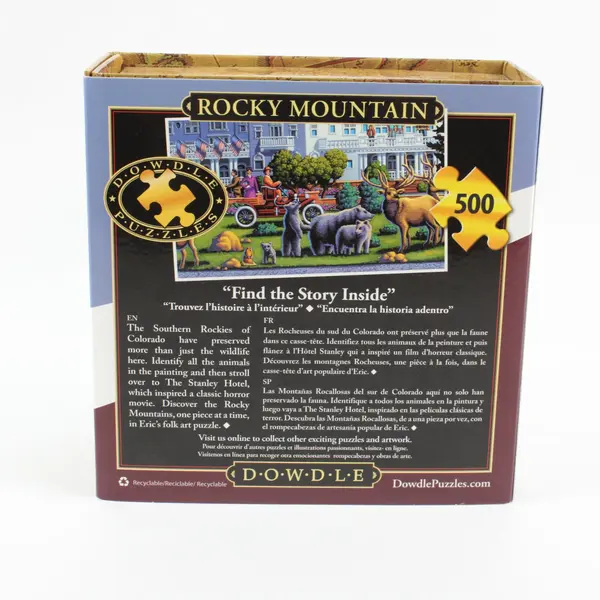 Dowdle Rocky Mountain National Park 500 Piece Jigsaw Puzzle
