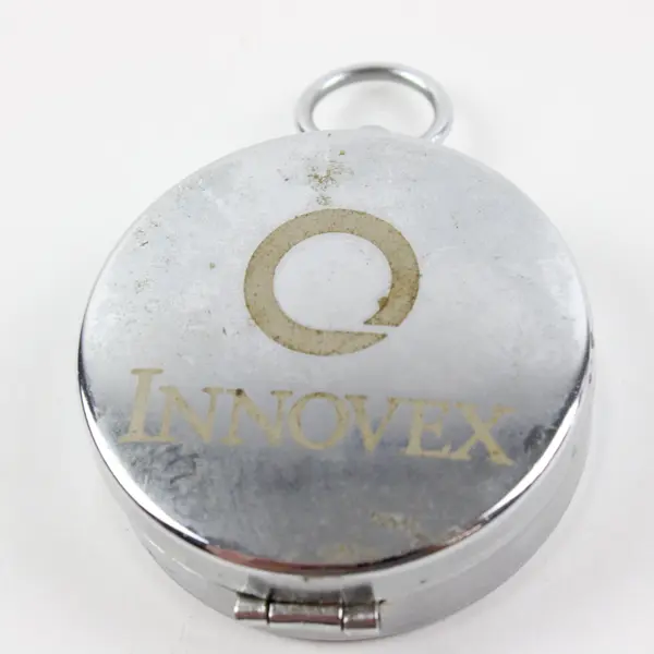 Innovex Liquid-Filled Pocket Compass Keychain Compact Hiking Gear