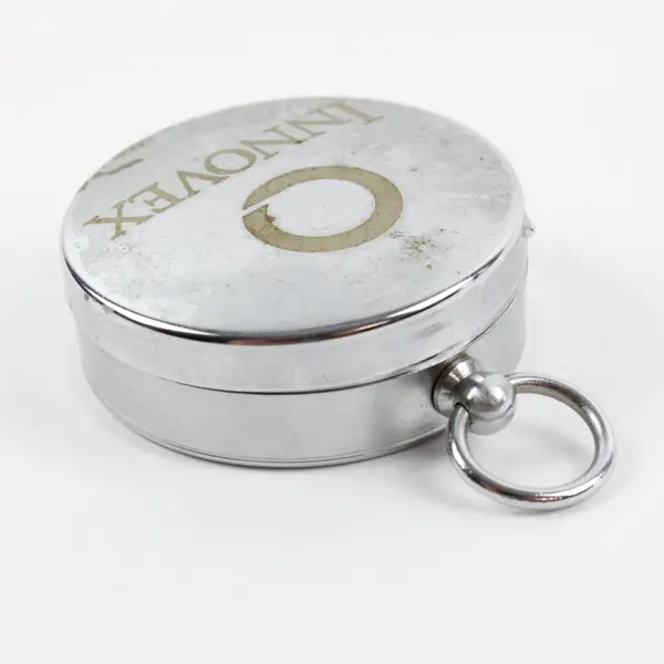Innovex Liquid-Filled Pocket Compass Keychain Compact Hiking Gear