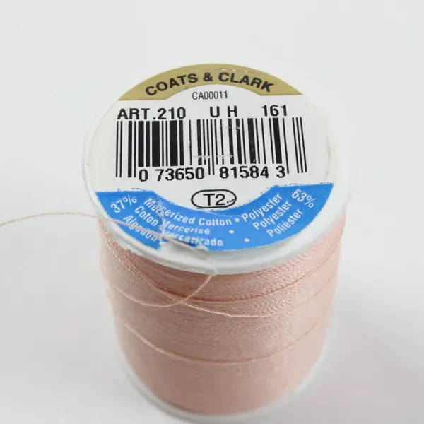 Lot of 5 Peach Nude Sewing Thread Quilting Craft Coats Clark Felding Corticelli