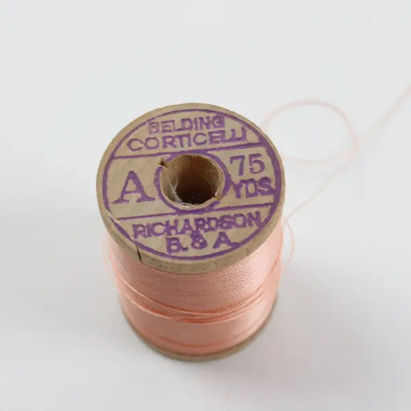 Lot of 5 Peach Nude Sewing Thread Quilting Craft Coats Clark Felding Corticelli
