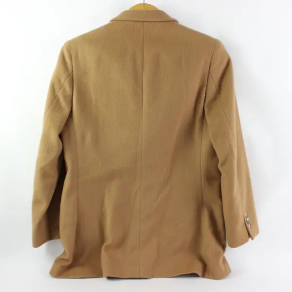 L.L. Bean Women's Wool Cashmere Blend Suit Jacket Brown 8 Petite