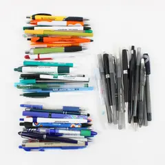 Lot of Assorted BIC Pilot Paper Mate Promotional Ballpoint Pens Mixed