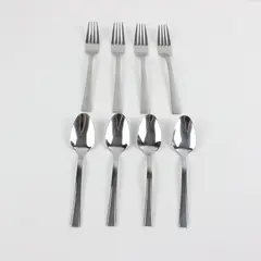 Lot of 8 Oneida Flatware Spoons & Forks Used 6-7 Inch
