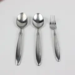 Farberware Katie Flatware Lot of 3, 2 Spoons 1 Fork