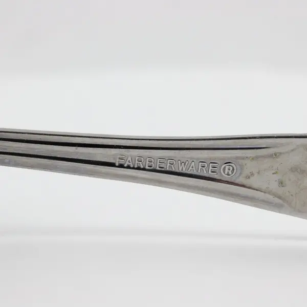 Lot of 7 Farberware Bevel Bay Spoons 6.5 Inch Flatware