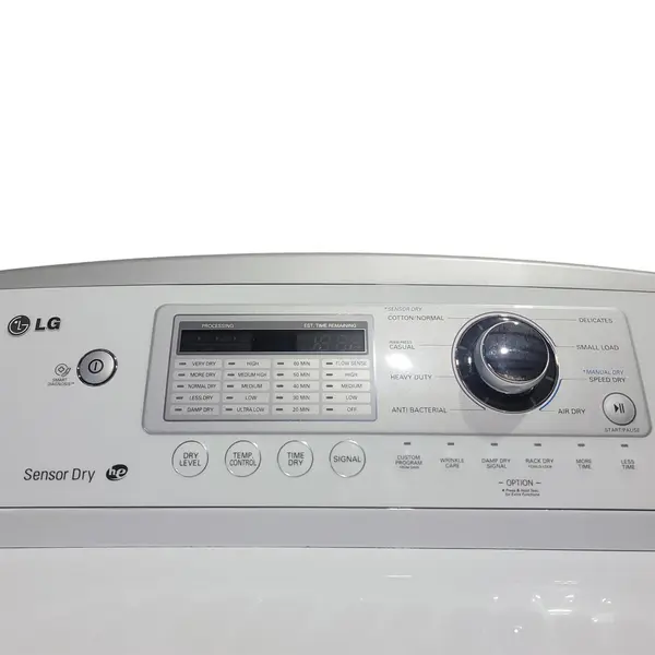 LG DLE4970W 7.3 Cu Ft Electric Dryer White Sensor Dry - Local Pickup Only