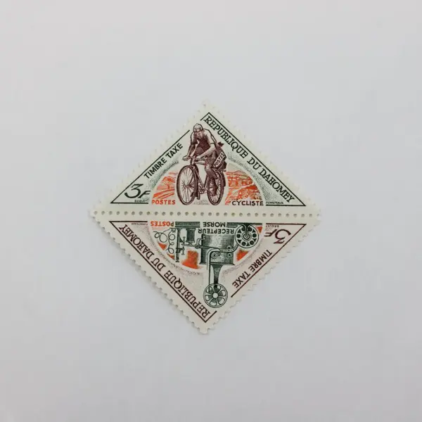 Lot Of 6 Dahomey 1967 Triangle Postage Due Stamps Used