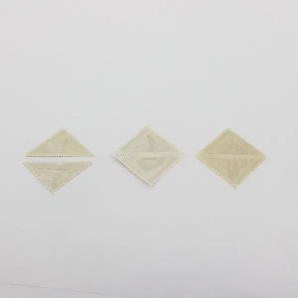 Lot Of 6 Dahomey 1967 Triangle Postage Due Stamps Used