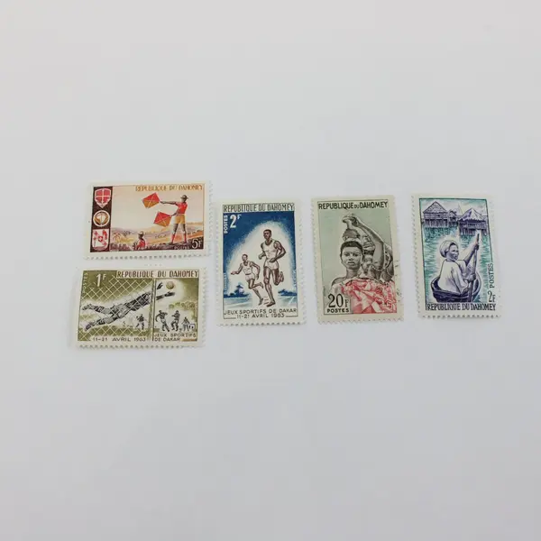 Lot Of 5 Dahomey 1960s Stamps Mint Hinged OG