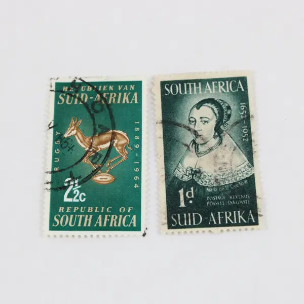 Lot of 11 South Africa 1950s-1960s Used Postage Stamps