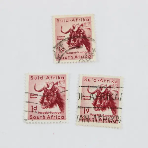 Lot of 11 South Africa 1950s-1960s Used Postage Stamps