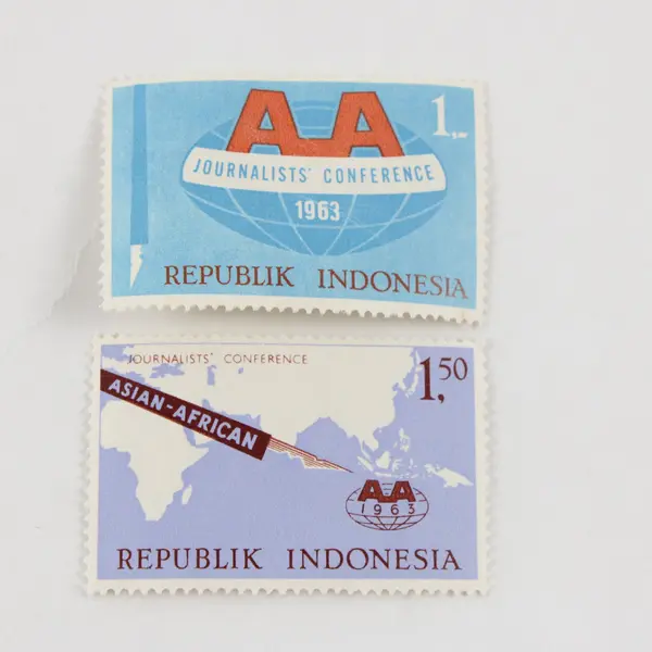 Lot Of 9 Indonesia 1962-66 Commemorative Stamps Used Mint Hinged