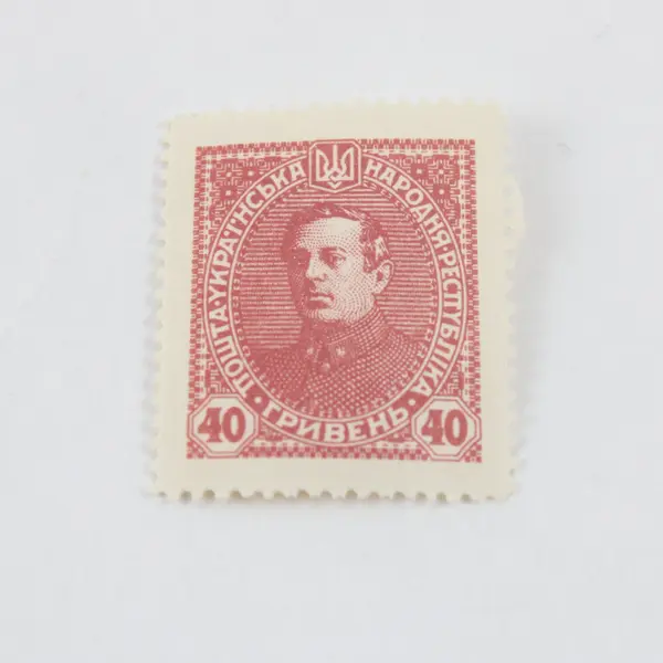 1920 Ukraine UNR Symon Petliura 40h Stamp Mint Lightly Hinged 