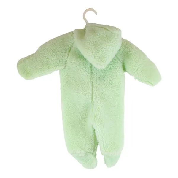 Obion Green Baby Fleece Hooded Zip Up 0-9 Months Winter Outfit