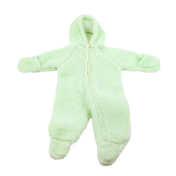 Obion Green Baby Fleece Hooded Zip Up 0-9 Months Winter Outfit