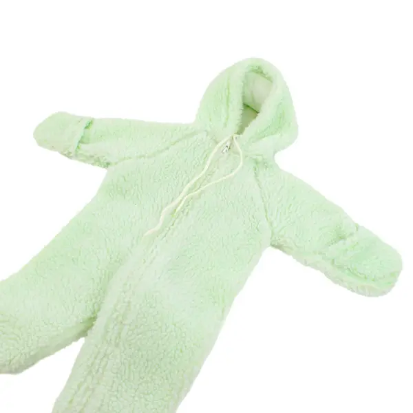 Obion Green Baby Fleece Hooded Zip Up 0-9 Months Winter Outfit