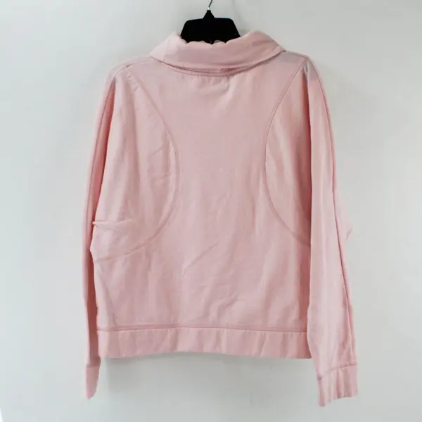 AVIA Girls Pink Turtleneck Long Sleeve Sweatshirt Size XL 16-18 Oversized Look
