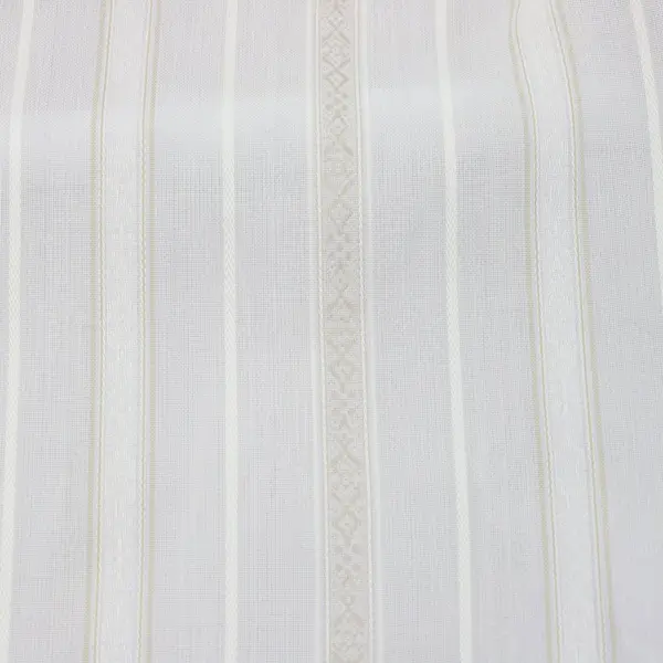 Arrow Kent Men's Sheer Off-White Long Sleeve Button-Down Shirt 17-35